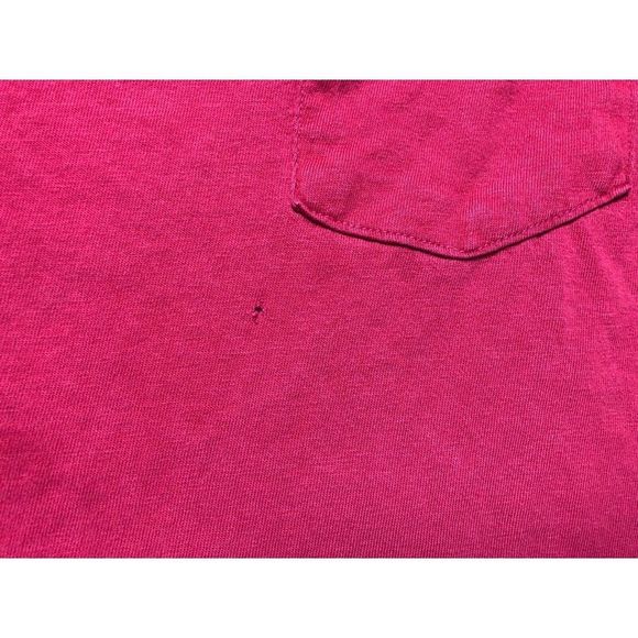 Vintage 90s Towncraft Mens Red Front Pocket Long Sleeve High Neck Tee Size XL - Picture 4 of 8